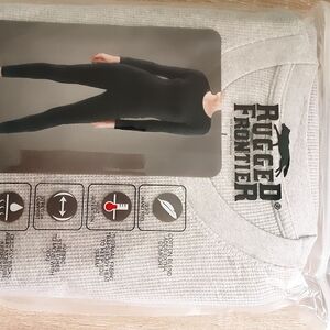 Rugged Frontier Thermal Long Johns - Light Gray